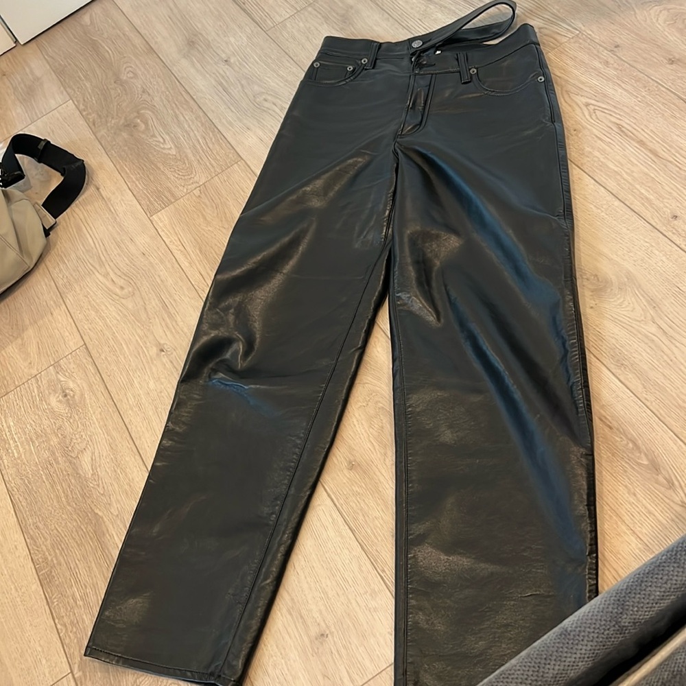 CLOSET CLEAR OUT SALE - Agode genuine leather pants